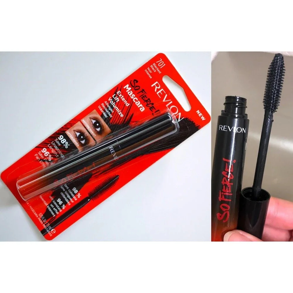 Revlon So Fierce Mascara Blackest Black Noir Intense #701 Volumizing Lengthening